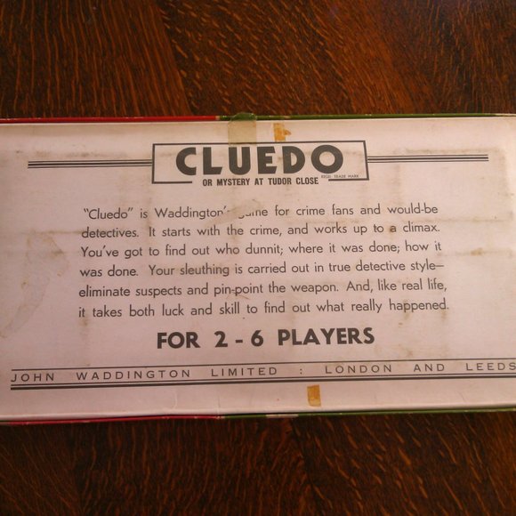 Cluedo "Vintage Edition" Family Board Game Detective Mystery Waddingtons 1965 - Picture 16 of 16